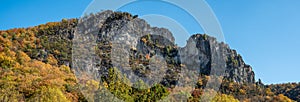 Seneca Rocks, Monongahela National Forest in Autumn