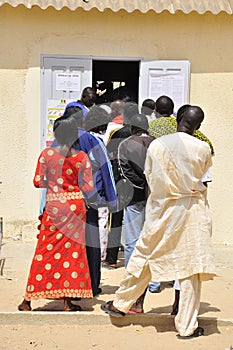 Senegal 2012 elections polling station