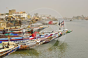 Senegal Saint Louis fishing market