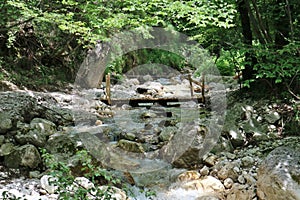 Senerchia - Quinto ponticello del sentiero sul torrente Acquabianca