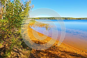 Senftenberg Lake beach, Lusatia