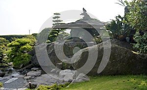 Sengan-en Garden, Kagoshima. Kyushu Island, Japan