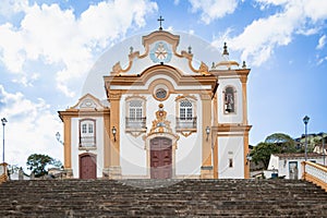Senhora das Merces church at SÃ£o JoÃ£o Del Rei - Brazil photo