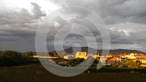 Senic landscape of a countryside in Italy. photo