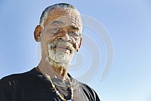 Senior African man