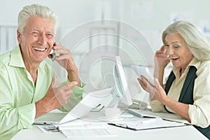 Senior businee people