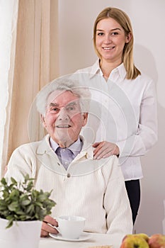 Senior care assistant and retiree