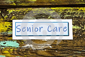 Senior care old elderly healthcare support nursing home health helping hands