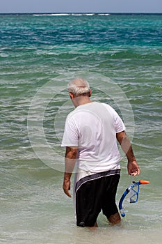 Senior Citizen Snorkeling
