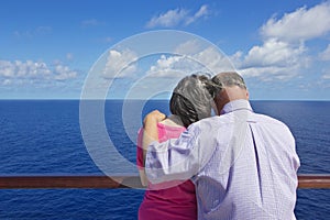 Senior Couple on a Cruise Vacation