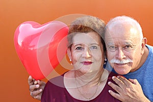 Senior couple dating with hope