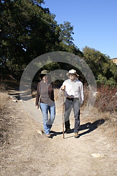 Senior Couple Hiking/Walking