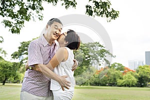 Senior Couple Leisure Outside Concept