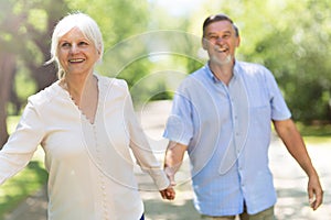 Senior Couple Outdoors