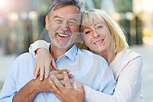 Senior Couple Outdoors