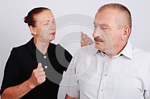 Senior couple situation