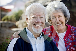 Senior Couple Smiling