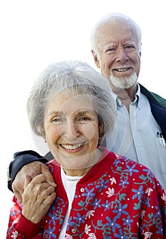 Senior Couple Smiling