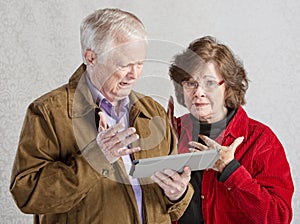 Senior Couple with Tablet