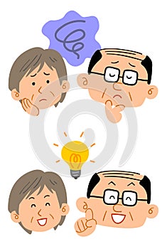 Senior couple trouble and set of solutions