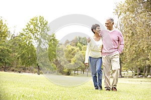 Senior Couple Walking img