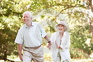 Senior Couple Walking img