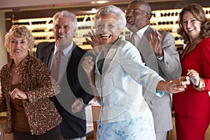 Senior Couples Dancing At A Nightclub