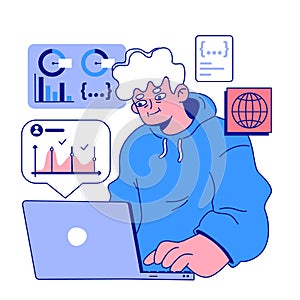 Senior developer. Oldman programming and coding. Developing