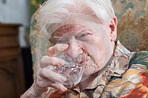 Senior drinking water