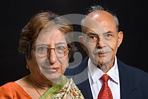 Senior East Indian couple