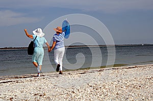 Freunde Strand urlaub 