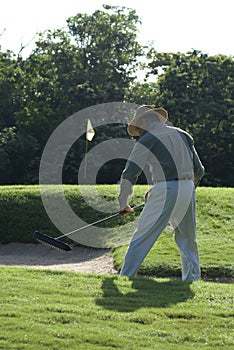 Senior Golf Course Grounds Keeper photo