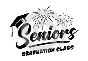 Senior graduation class icon