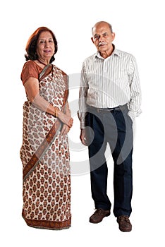 Senior Indian couple photo