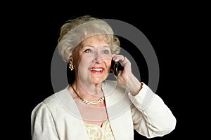 Senior Lady on Cell Phone