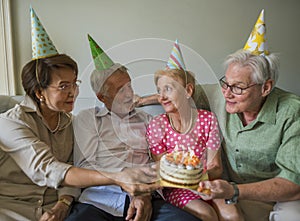 Senior Life Celebration Cake Birthday