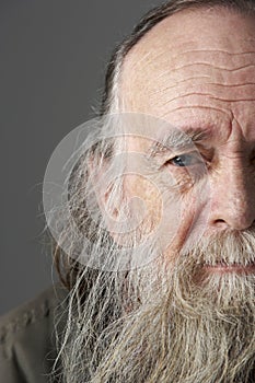 Senior Man With Long Beard