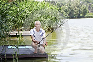 Senior man portrait