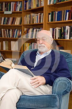Senior Man Reading