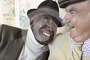 Senior Men Smiling