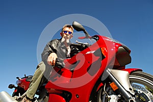 Senior Motorcycle Rider