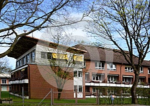 Senior Residence in Spring in the Town Walsrode, Lower Saxony