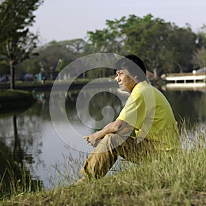 Senior South Asian man.