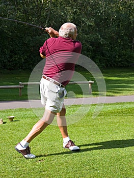 Senior Tee Off