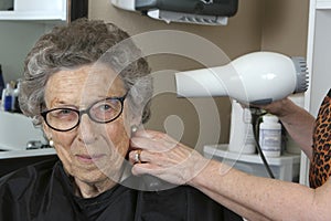 Senior Woman at the Beauty Salon