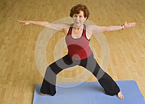 Žena cvičenie jóga 