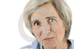 Senior woman eyes