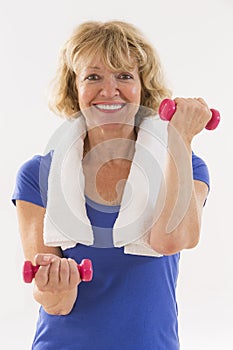 Senior woman fitness