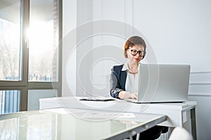 Senior woman at the office