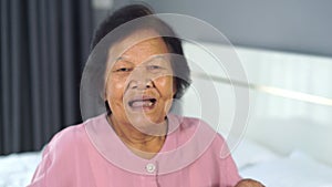 Senior woman with a surprised expression